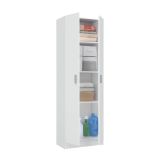 Armadio bianco sgabuzzino 59x180h cm - Aragorn