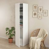 Armadio bianco slim 41x175h cm - Khutulun