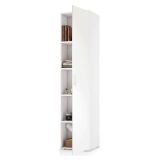Armadio bianco stretto 45x195h cm - Aloise