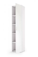 Armadio bianco stretto 45x195h cm - Aloise