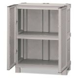 Armadio da esterno 2 ante grigio chiaro 70x92h cm - Arlinda
