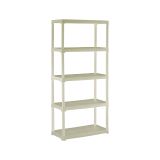 Armadio da esterno Eupen, Scaffale outdoor, Armadio balcone multiuso, Armadietto da esterno, 100% Made in Italy, 80x40h176 cm, Bianco