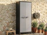 Armadio da Esterno Grigio 4 Ripiani Apertura Battente 80x44x182h cm, 2 Ante Made in Italy - Oshawa