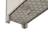 Armadio da esterno Grimsby, 80x44 h100 cm, Sabbia