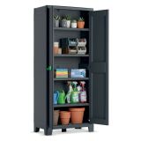 Armadio da esterno Markham, 80x44 h182 cm, Grigio