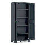 Armadio da esterno Markham, 80x44 h182 cm, Grigio