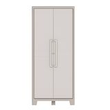 Armadio da Esterno Marrone Sabbia 8 Ripiani Un'anta 80x44x182h cm, Impermeabile Made in Italy - Grimsby