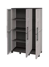 Armadio da esterno portascope grigio chiaro e nero 102x169h cm - Aruro
