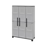 Armadio da esterno portascope grigio chiaro e nero 102x169h cm - Aruro