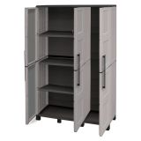 Armadio da esterno portascope grigio chiaro e nero 102x169h cm - Aruro