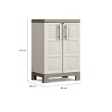 Armadio da esterno Strathmore, 65x45 h97 cm, Sabbia