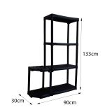 Armadio da outdoor antracite 89x133h cm - Blanca