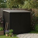 Armadio da terrazzo 2 ante nero 132x113h cm - Gander