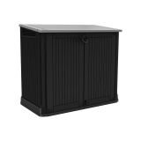 Armadio da terrazzo 2 ante nero 132x113h cm - Gander