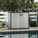 Armadio da terrazzo grigio 139x120h cm - Kindersley