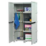 Armadio esterno 2 ante grigio chiaro 100x172h cm - Achae