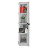 Armadio esterno 2 ante grigio chiaro 35x172h cm - Allain