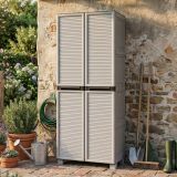 Armadio esterno 2 ante grigio chiaro 70x172h cm - Allain
