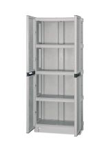 Armadio esterno 2 ante grigio chiaro 70x172h cm - Allain