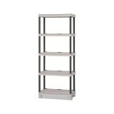 Armadio esterno grigio chiaro e nero 70x172h cm - Giri