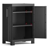 Armadio giardino 2 ante nero 65x97h cm - Terrebonne
