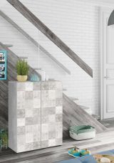Armadio grigio 2 ante 72x103h cm - Athenodora