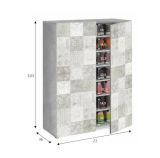 Armadio grigio 2 ante 72x103h cm - Athenodora