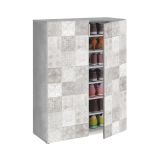 Armadio grigio 2 ante 72x103h cm - Athenodora