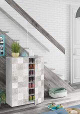 Armadio grigio 2 ante 72x103h cm - Athenodora