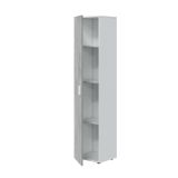 Armadio grigio e bianco slim 41x182h cm - Avlis