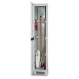 Armadio in plastica 2 ante grigio chiaro 35x172h cm - Achae