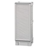 Armadio in plastica 2 ante grigio chiaro 35x92h cm - Arlinda