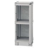 Armadio in plastica 2 ante grigio chiaro 35x92h cm - Arlinda