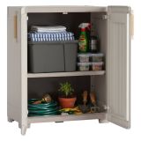 Armadio in plastica 2 ante sabbia 80x98h cm - Melville