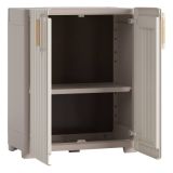 Armadio in plastica 2 ante sabbia 80x98h cm - Melville
