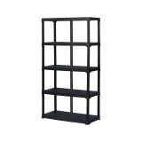 Armadio in plastica antracite 100x176h cm - Aurelian