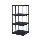 Armadio in plastica ripiani regolabili antracite 60x133h cm - Akay