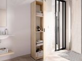 Armadio legno bagno 39x190h cm - Arrow
