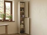 Armadio legno chiaro multiuso 45x195h cm - Daisuke