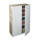 Armadio legno e bianco 2 ante 72x103h cm - Athenodora