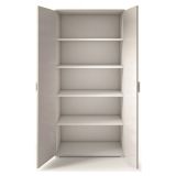 Armadio legno e bianco 2 ante 90x195h cm - Aliosha