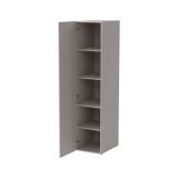 Armadio Multiuso 1 Anta Beige Cashmere 4 Ripiani Un'anta 45x199h cm, 5 Vani - Treville