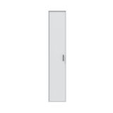 Armadio Multiuso 1 Anta Bianco 2 Ripiani Apertura Battente 41x206h cm, Un'anta - Crucoli