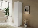Armadio Multiuso 1 Anta Bianco 4 Ripiani Apertura Battente 45x199h cm, Un'anta - Treville