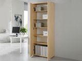 Armadio Multiuso 2 Ante Beige 5 Ripiani Apertura Battente 70x189h cm, 2 Ante - Pazzano
