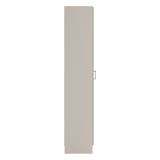 Armadio Multiuso 2 Ante Beige Cashmere 3 Ripiani 2 Ante 70x180h cm, 5 Vani - Soresina