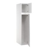 Armadio Multiuso 2 Ante Bianco 3 Ripiani 2 Ante 35x195h cm, Ideale per Lavanderia Made in Italy - Gilroy