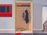 Armadio Multiuso 2 Ante Marrone Rovere Appendiabiti un Ripiano 95x190h cm, 2 Ante - Terzorio
