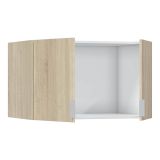 Armadio Multiuso 2 Ante Marrone Rovere un Ripiano un Vano 80x49h cm, 2 Ante - Carre