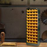 Armadio multiuso Dandreoll, Nero e Giallo, 64x26h190 cm